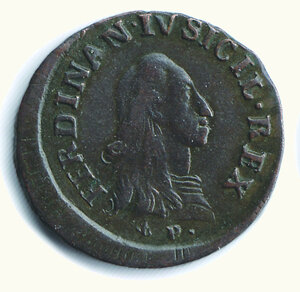 obverse: NAPOLI - Ferdinando IV - 9 Cavalli 1789.