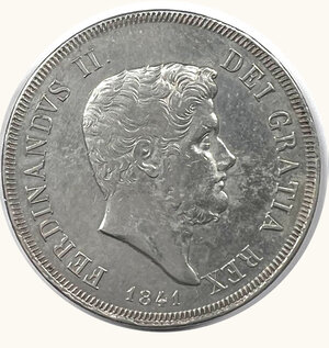 obverse: NAPOLI - Ferdinando II - 120 Grana 1841