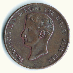 obverse: NAPOLI - Francesco II - 10 Tornesi 1859.