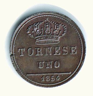 reverse: NAPOLI - Ferdinando II - Tornese 1854.