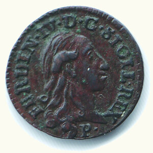 obverse: ORBETELLO - Reali presidi toscani - 1 Quattrino 1798