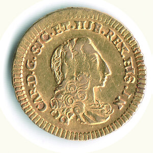 obverse: PALERMO - Carlo di Borbone - Oncia 1735.