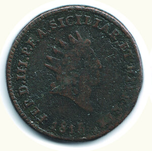 obverse: PALERMO - Ferdinando III - 5 Gr. 1815.