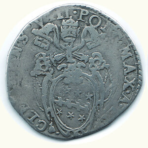 obverse: ROMA - Clemente VIII - Testone 1600