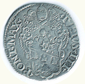 reverse: ANCONA - Giulio III (1550-1555)  - Giulio;  D/ San Pietro stante; R/ Stemma - MIR  993/6.   100