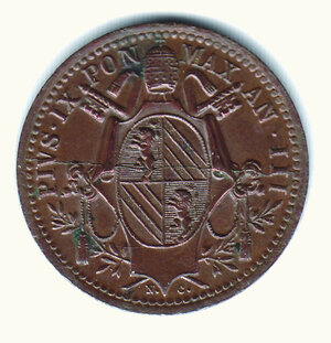 obverse: ROMA - Pio IX - ½ Baiocco 1848  - An III.