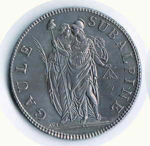 obverse: TORINO - REPUBBLICA piemontese - 5 Fr. An. 10