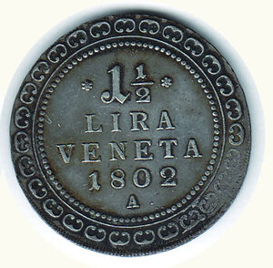 reverse: VENEZIA - Francesco II - Lira e mezza 1802 - Zecca Vienna.