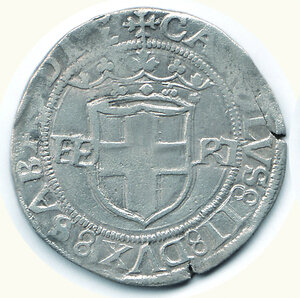 obverse: SAVOIA - Carlo II (1504-1553) - 4 Grossi 1552 - Zecca Aosta.