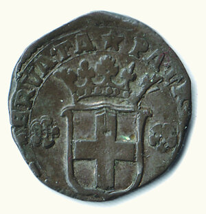 obverse: SAVOIA - Carlo Emanuele I -Cavllotto - Torino - CNI 437 VAR.