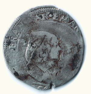 obverse: SAVOIA - Carlo Emanuele II - Mezza Lira 1641