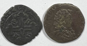 obverse: SAVOIA - Carlo Emanuele II - Lotto di 2 monete