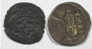 reverse: SAVOIA - Carlo Emanuele II - Lotto di 2 monete