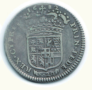 reverse: SAVOIA - Vittorio Amedeo II - Lira 1° tipo 1682