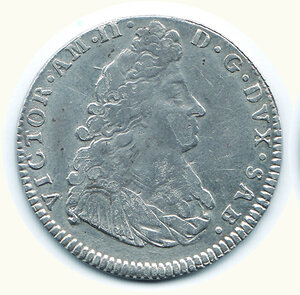 obverse: SAVOIA - Vittorio Amedeo II Duca - Lira II tipo 1690