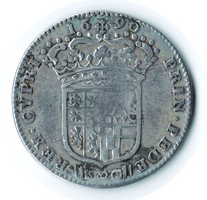 reverse: SAVOIA - Vittorio Amedeo II - Lira 1690