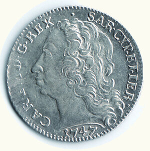 obverse: CARLO EMANUELE III - Lira 1747