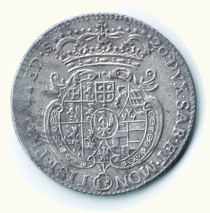 reverse: CARLO EMANUELE III - Lira 1747