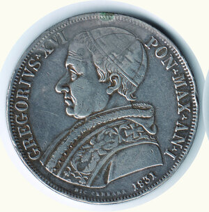obverse: BOLOGNA - Gregorio XVI (1831-1846) - Scudo 1831 A I.