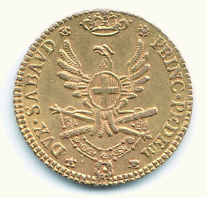 reverse: VITTORIO AMEDEO III - Mezza Doppia 1786