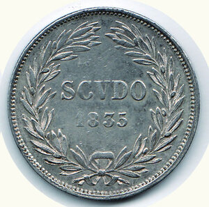reverse: BOLOGNA - Gregorio XVI (1831-1846) - Scudo 1835.