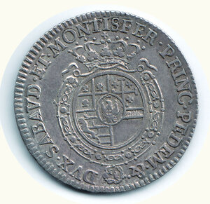 reverse: VITTORIO AMEDEO III - ¼ di Scudo 1779.