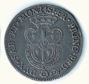 reverse: VITTORIO AMEDEO III - Mezzo Scudo 1793