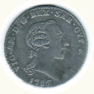 obverse: VITTORIO AMEDEO III 1786 - Reale.