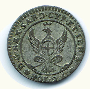 reverse: VITTORIO EMANUELE I - 2,6 Soldi 1814