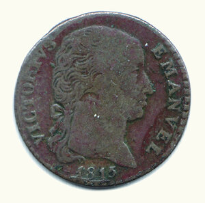 obverse: VITTORIO EMANUELE I (1802-1821) - 2,6 Soldi.