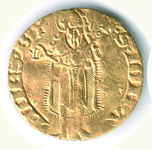 obverse: FIRENZE - REPUBBLICA - Fiorino stretto 1319 - II° semestre - 2 fioretti, simbolo Tommaso di Peruzzio - MIR  7/17.