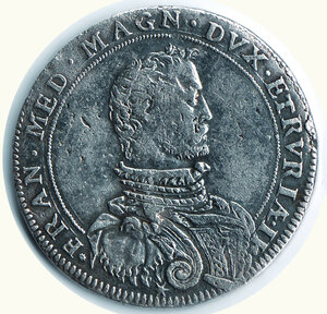obverse: FIRENZE - Francesco I (1574-1587) - Piastra 1585 - MIR 181/8.
