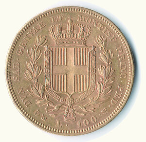 reverse: CARLO ALBERTO - 100 Lire 1836