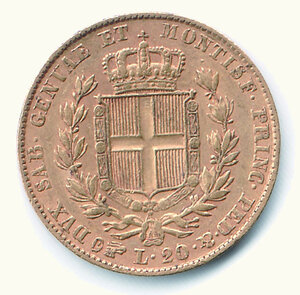 reverse: CARLO ALBERTO - 20 Lire 1832 - Torino