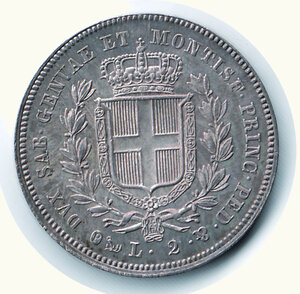 reverse: CARLO ALBERTO - 2 Lire 1844