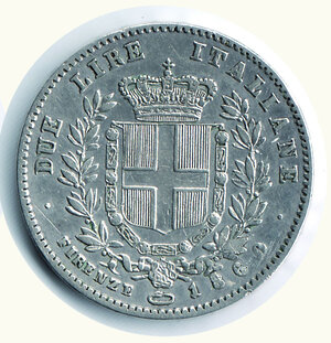 reverse: VITTORIO EMANUELE II -  Re eletto  - 2 Lire 1860 FI.