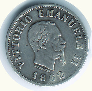 obverse: VITTORIO EMANUELE II - 50 Cent. 1862 Napoli.