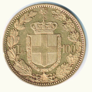 reverse: UMBERTO I - 100 Lire