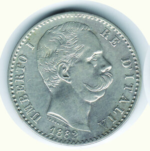 obverse: UMBERTO I (1878-1900) - 2 Lire 1882.