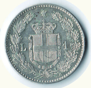 reverse: UMBERTO I - 1 Lira 1886.