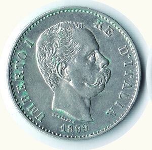 obverse: UMBERTO I - Lira 1899.