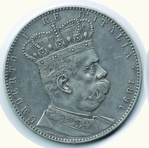 obverse: UMBERTO I - Tallero Eritreo 1891.