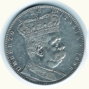 obverse: UMBERTO I - Tallero Eritreo 1896.