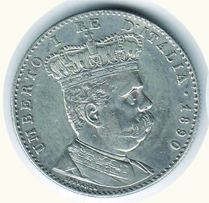 obverse: UMBERTO I - 2 Lire 1890 Eritrea.