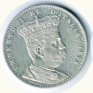 obverse: UMBERTO I (1978-1900) - 2 Lire 1896 Eritrea.