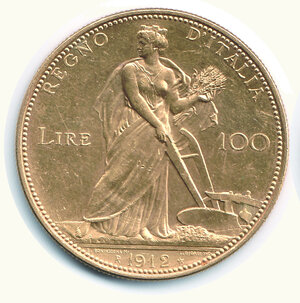 obverse: VITTORIO EMANUELE III - 100 Lire 1912