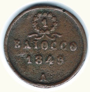 obverse: ANCONA - II Repubblica Romana - 1 Baiocco 1849 - Buon BB per il tipo.  40
