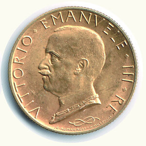 reverse: VITTORIO EMANUELE III - 100 Lire 1931