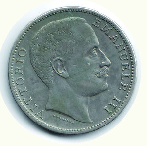 reverse: VITTORIO EMANUELE III - 2 Lire 1901.