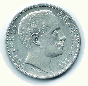 reverse: VITTORIO EMANUELE III - 2 Lire 1902.